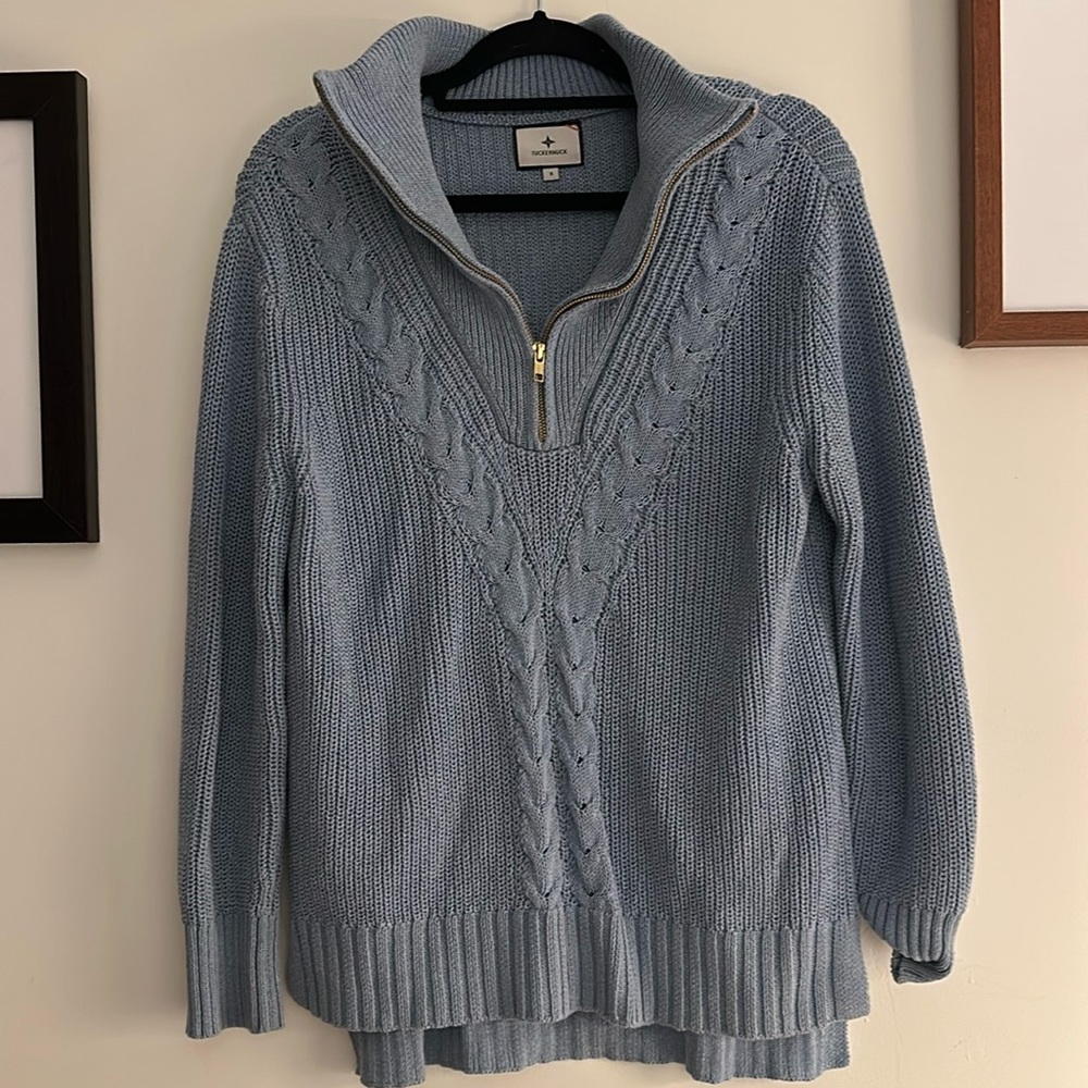 Tuckernuck Estella Quarter Zip Sweater